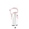 Pleaser - ADORE709 Sandale à bride à la cheville, Pole dance chaussures - Rose/Blanc Product image
